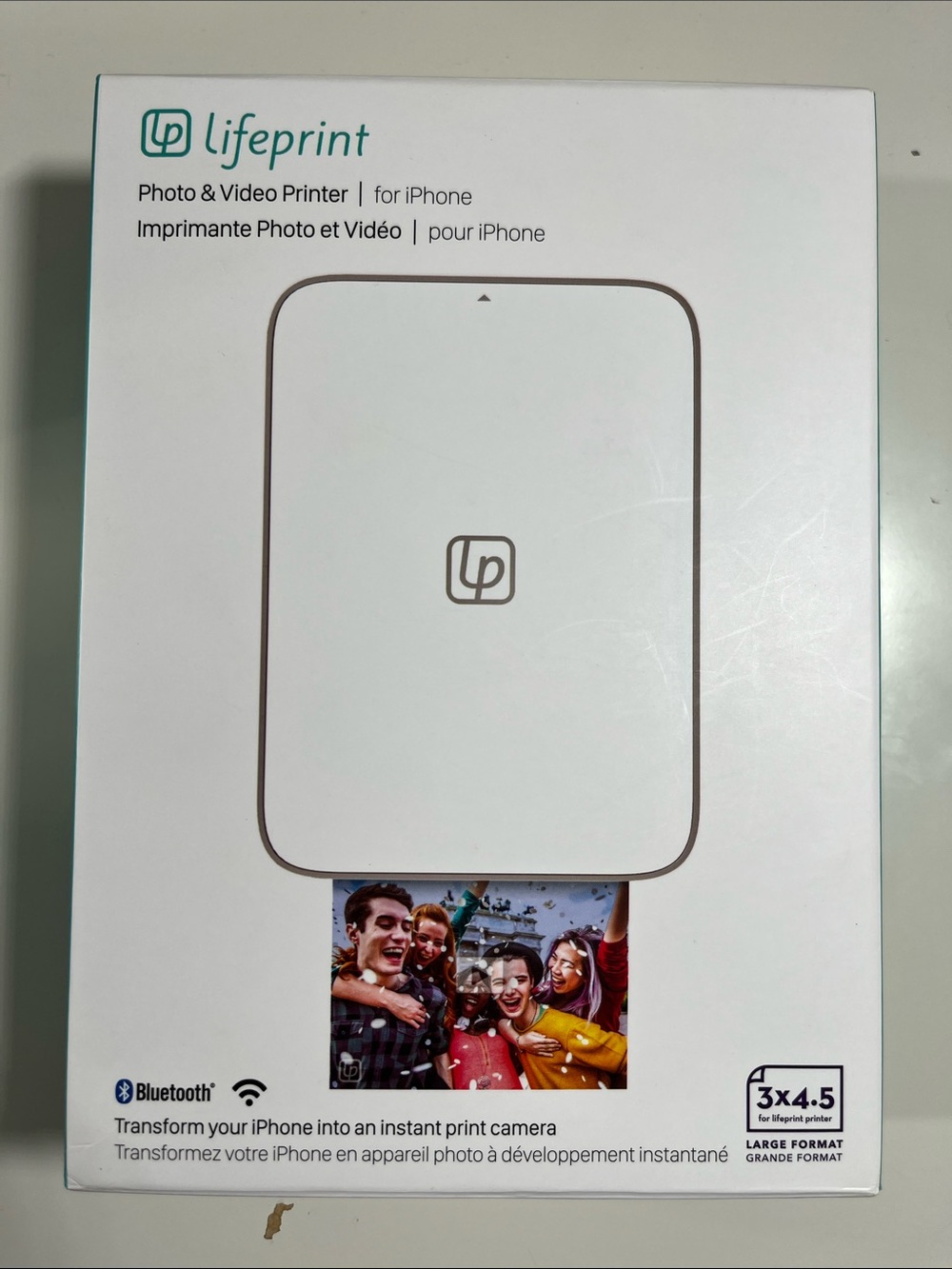 Lifeprint Photo & Video Printer for iPhone - White